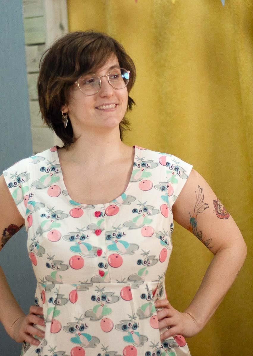 Vestido Retro Bowling