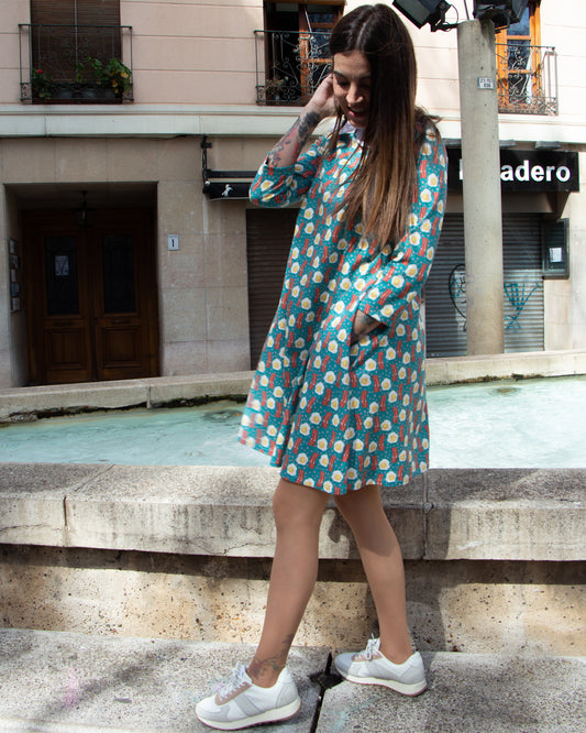 Vestido Evasé Breakfast
