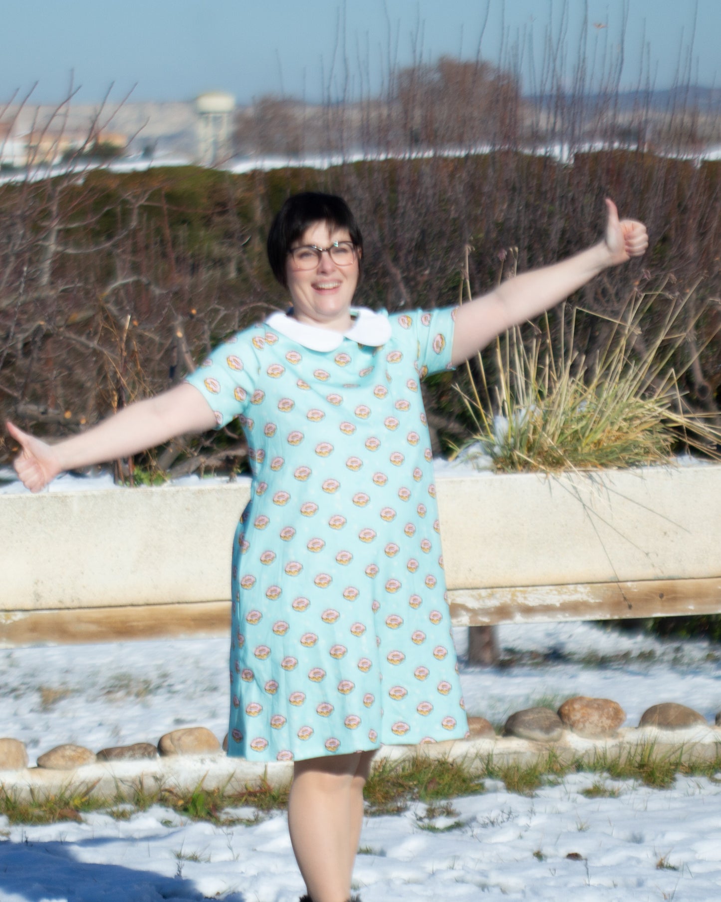 Vestido Evasé Donuts 8 bits