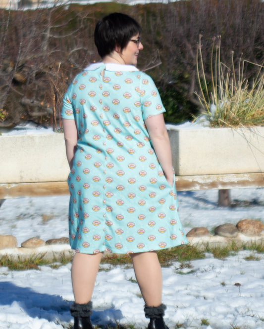 Vestido Evasé Donuts 8 bits