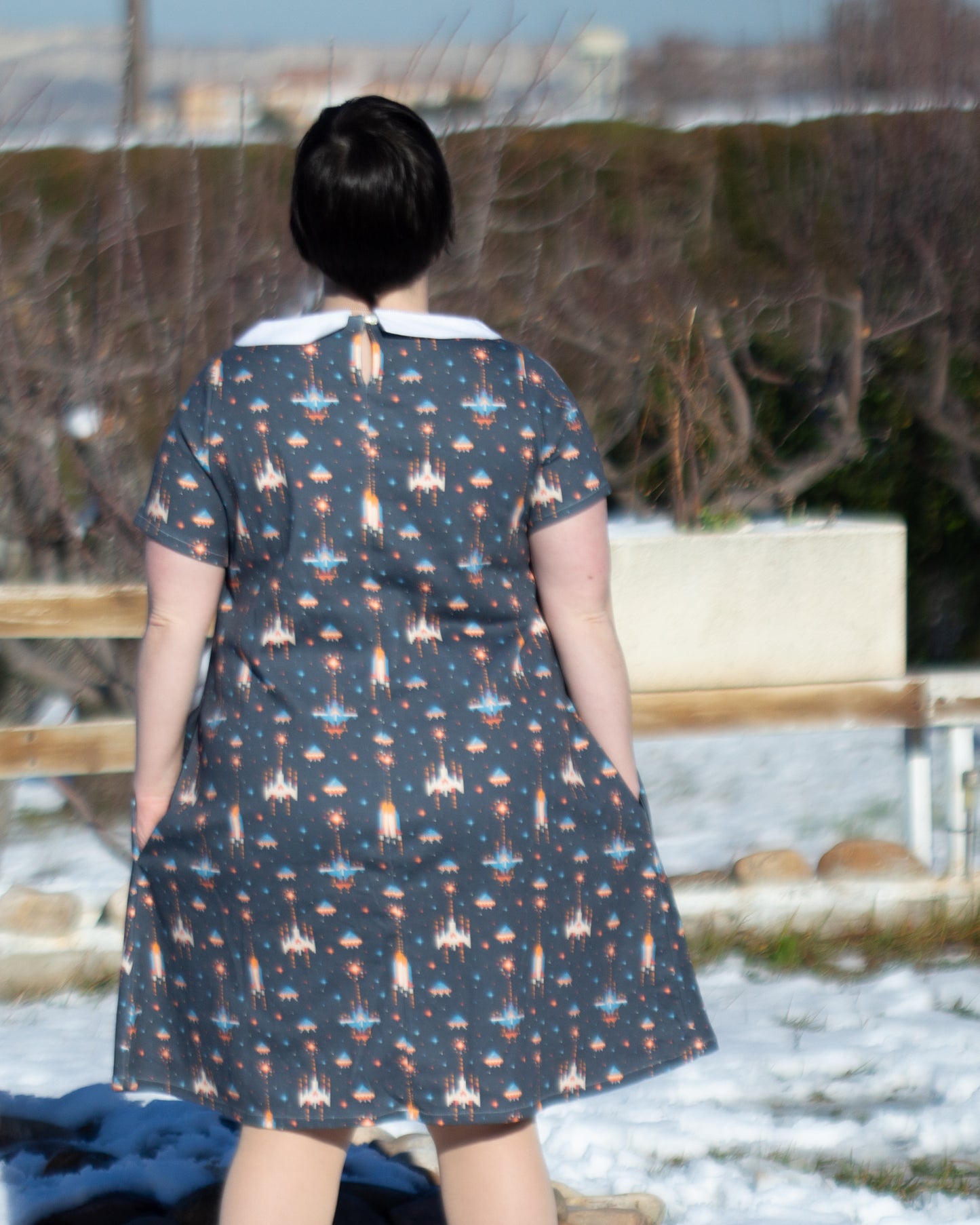 Vestido Evasé Space Battle