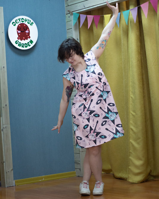 Vestido Retro Rock and Roll