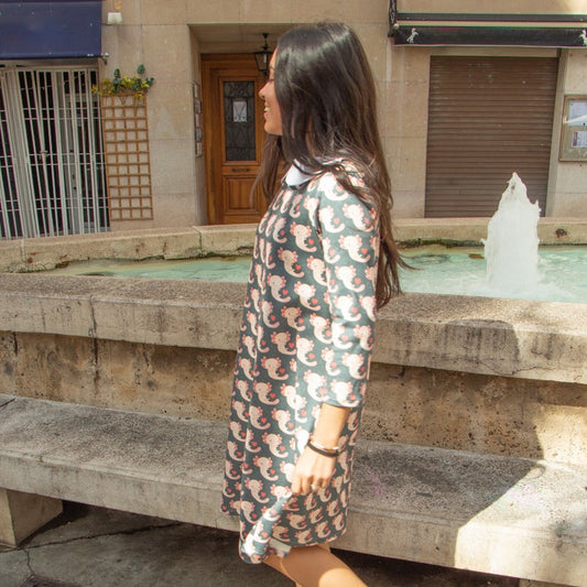 Vestido Evasé Ajolotes