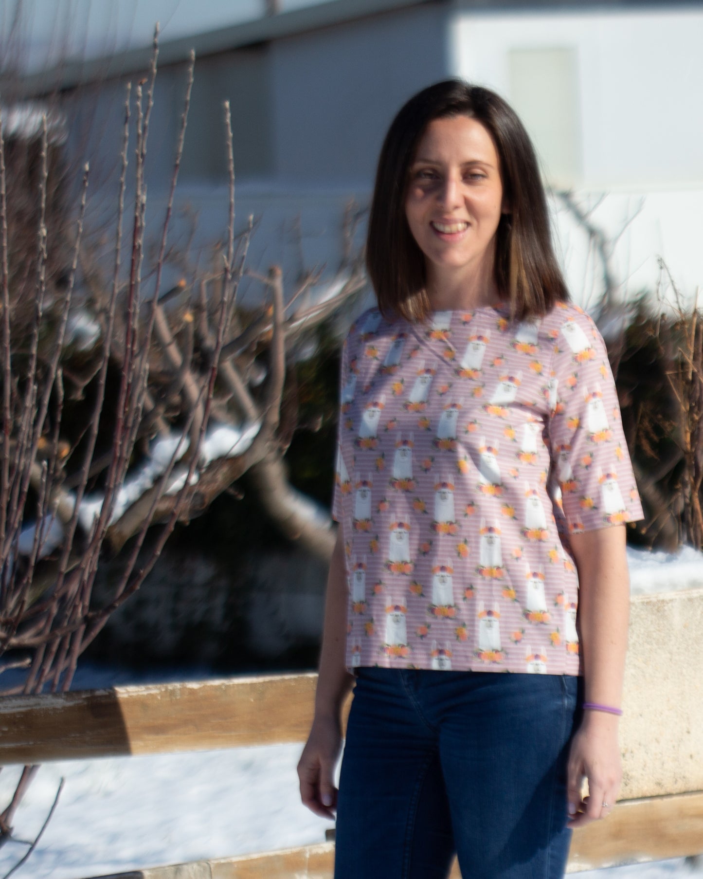Blusa Llamas