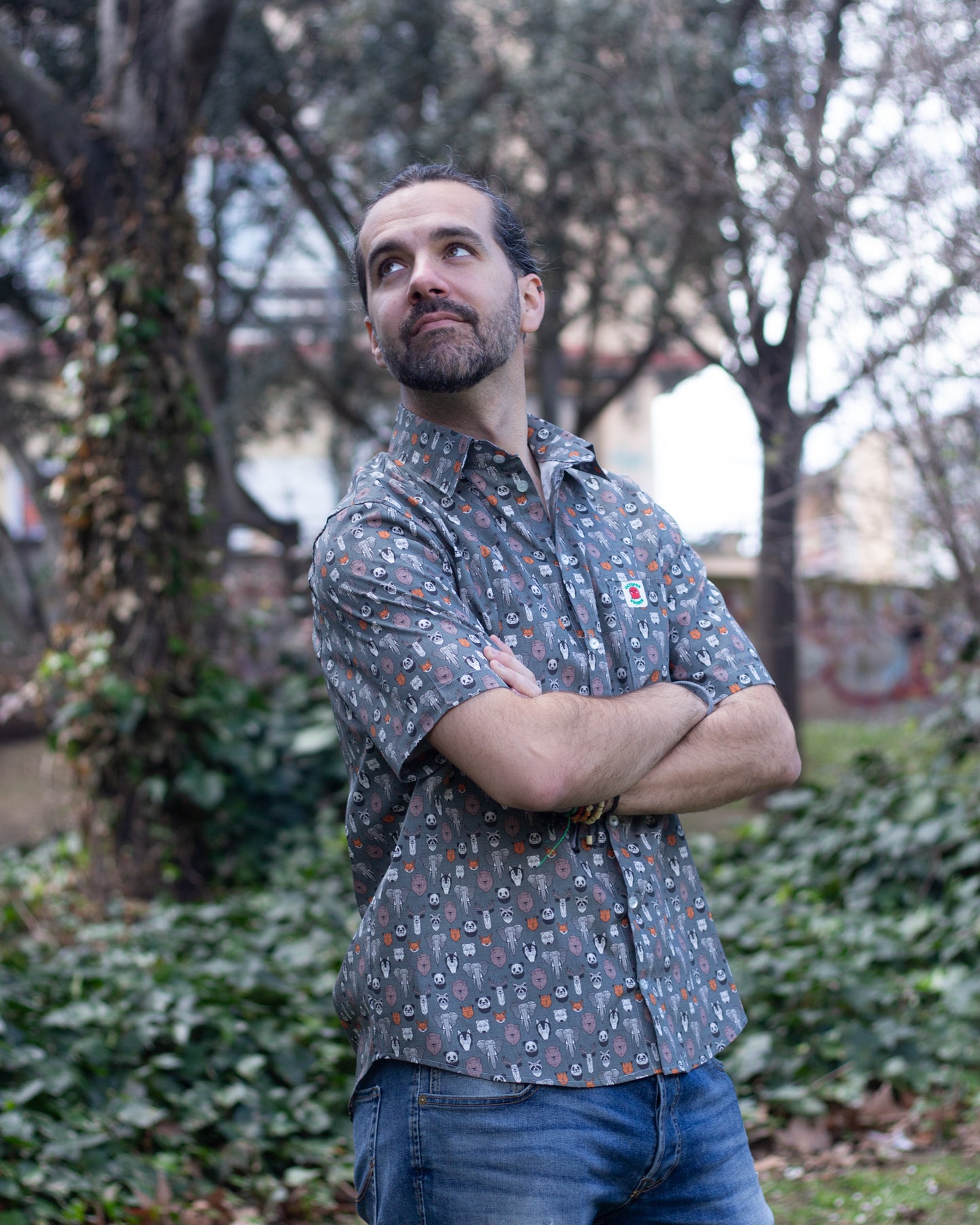 Camisa Animales Origami