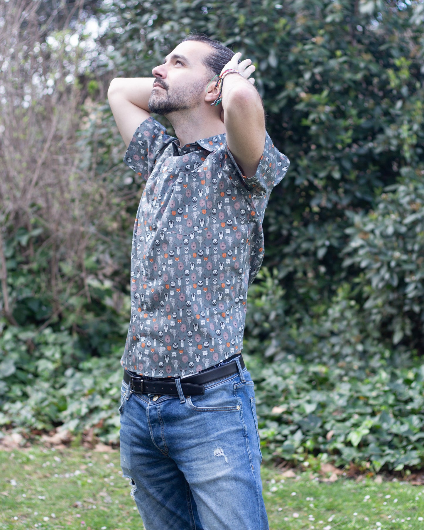 Camisa Animales Origami