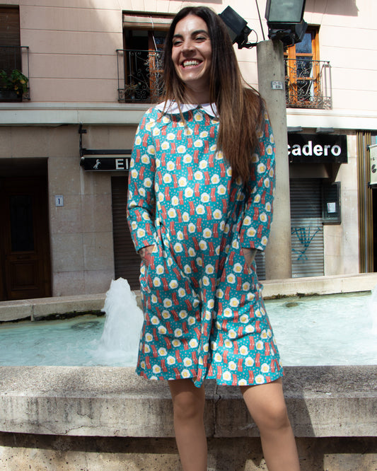 Vestido Evasé Breakfast
