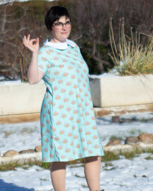 Vestido Evasé Donuts 8 bits