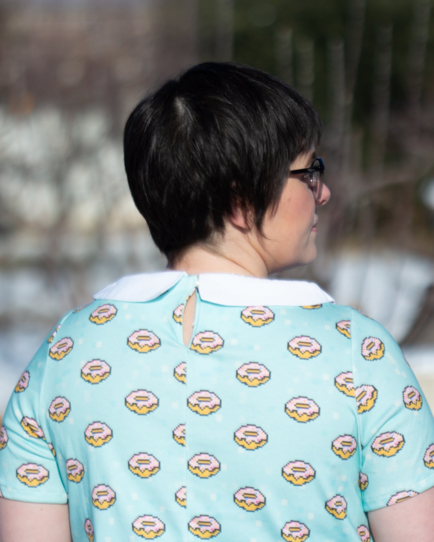 Vestido Evasé Donuts 8 bits