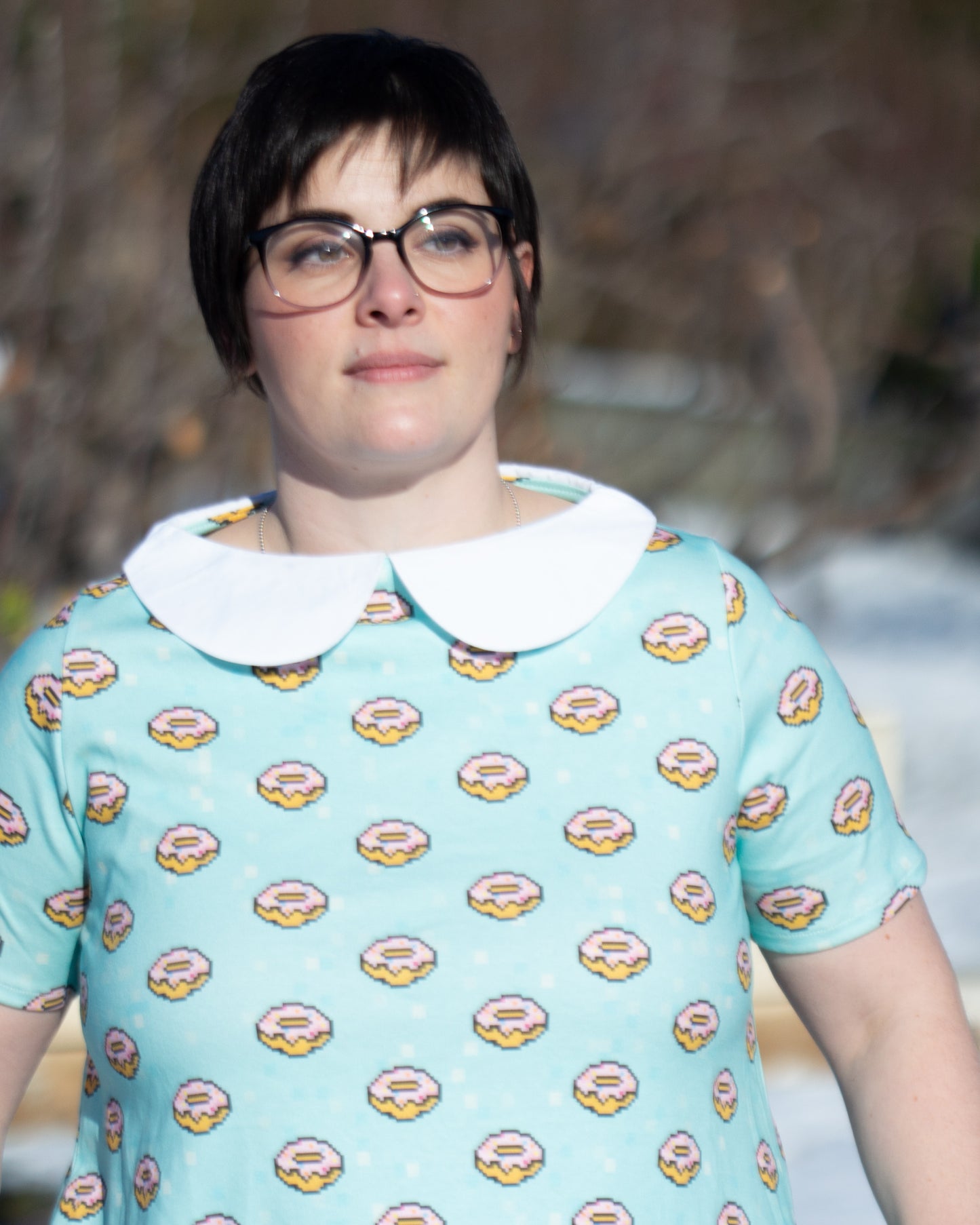 Vestido Evasé Donuts 8 bits