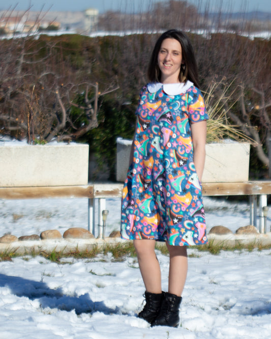 Vestido Rainbow Rollerskates