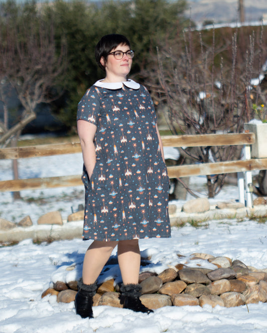 Vestido Evasé Space Battle