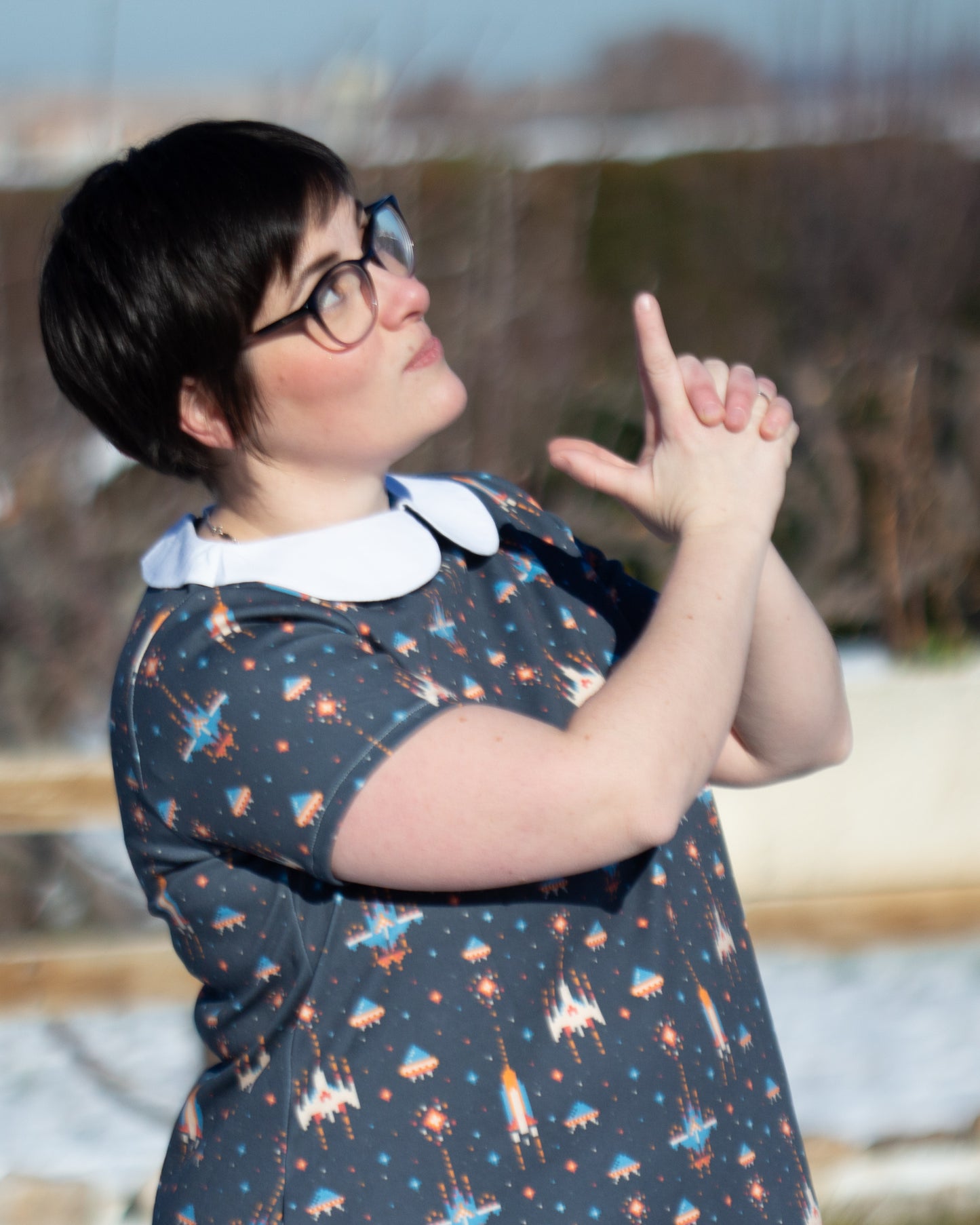 Vestido Evasé Space Battle