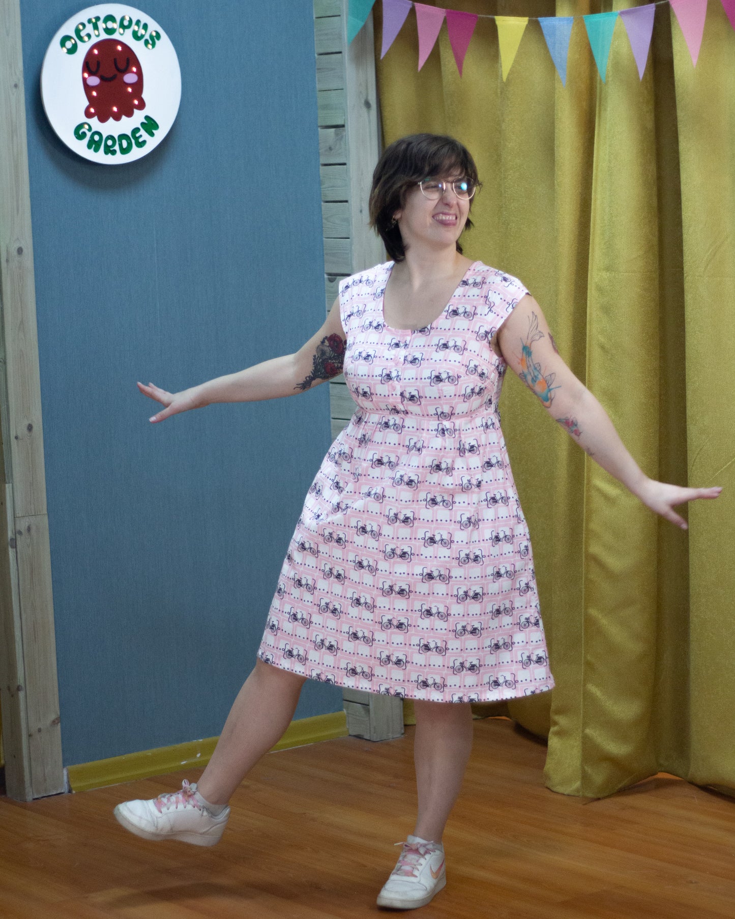Vestido Retro Bicicletas
