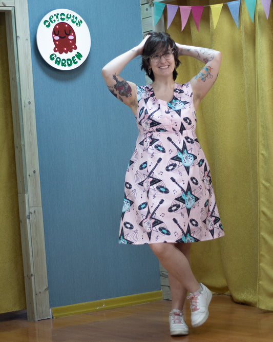 Vestido Retro Rock and Roll