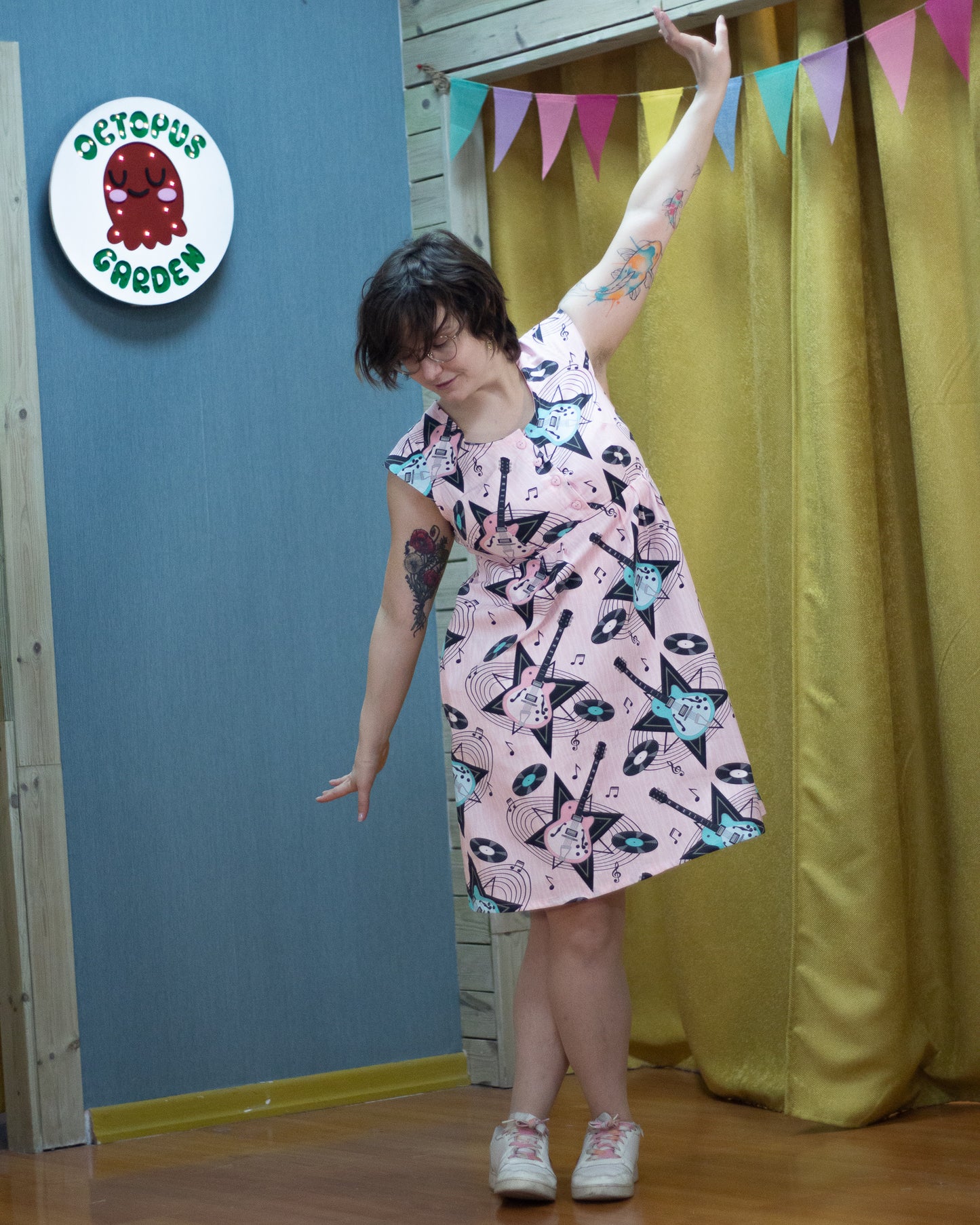 Vestido Retro Rock and Roll